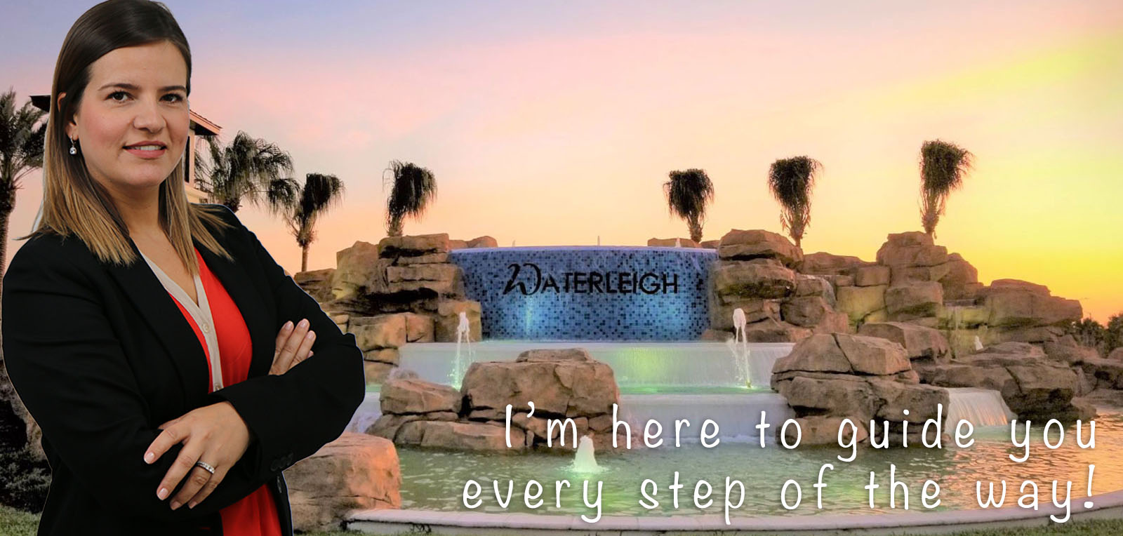 Monica Porto at the Waterleigh community in Orlando, FL